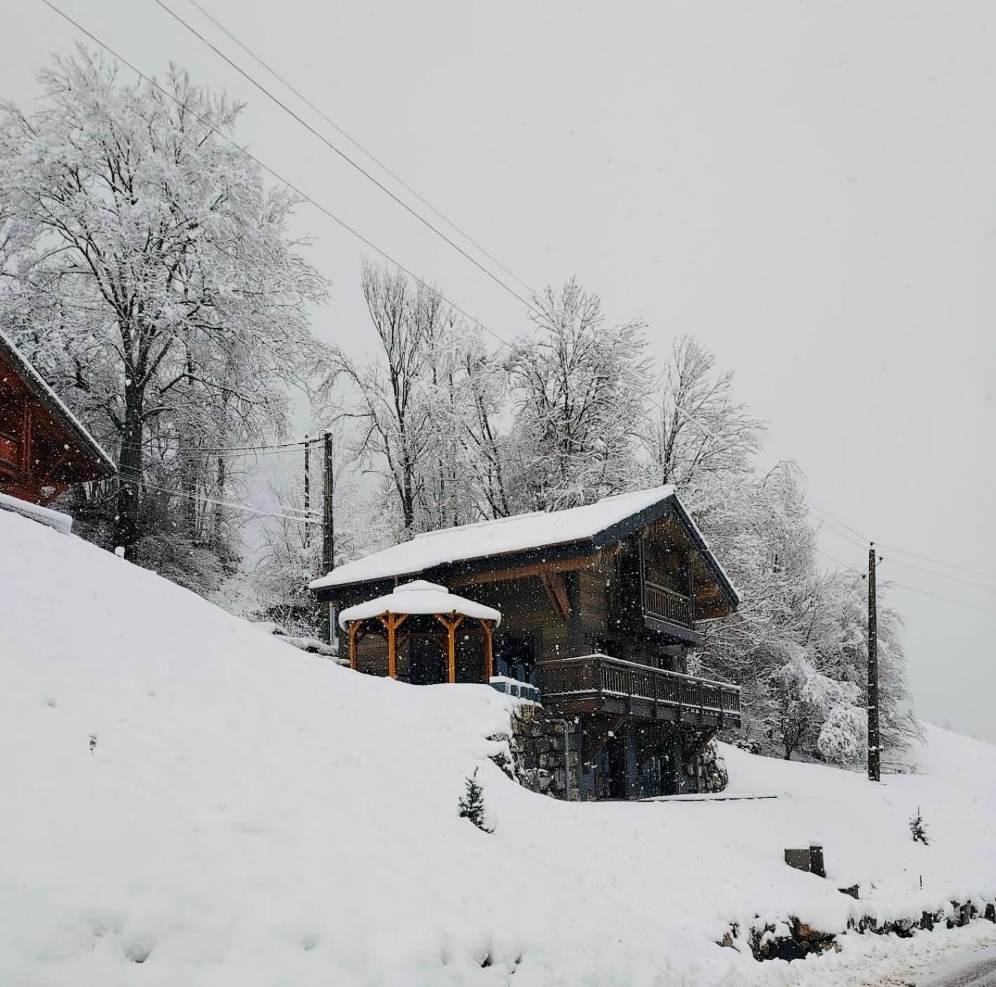 Chalet Du Bonheur Villa Bonnevaux  Esterno foto