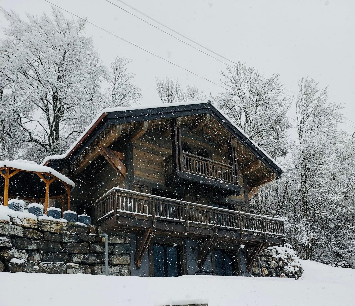 Chalet Du Bonheur Villa Bonnevaux  Esterno foto