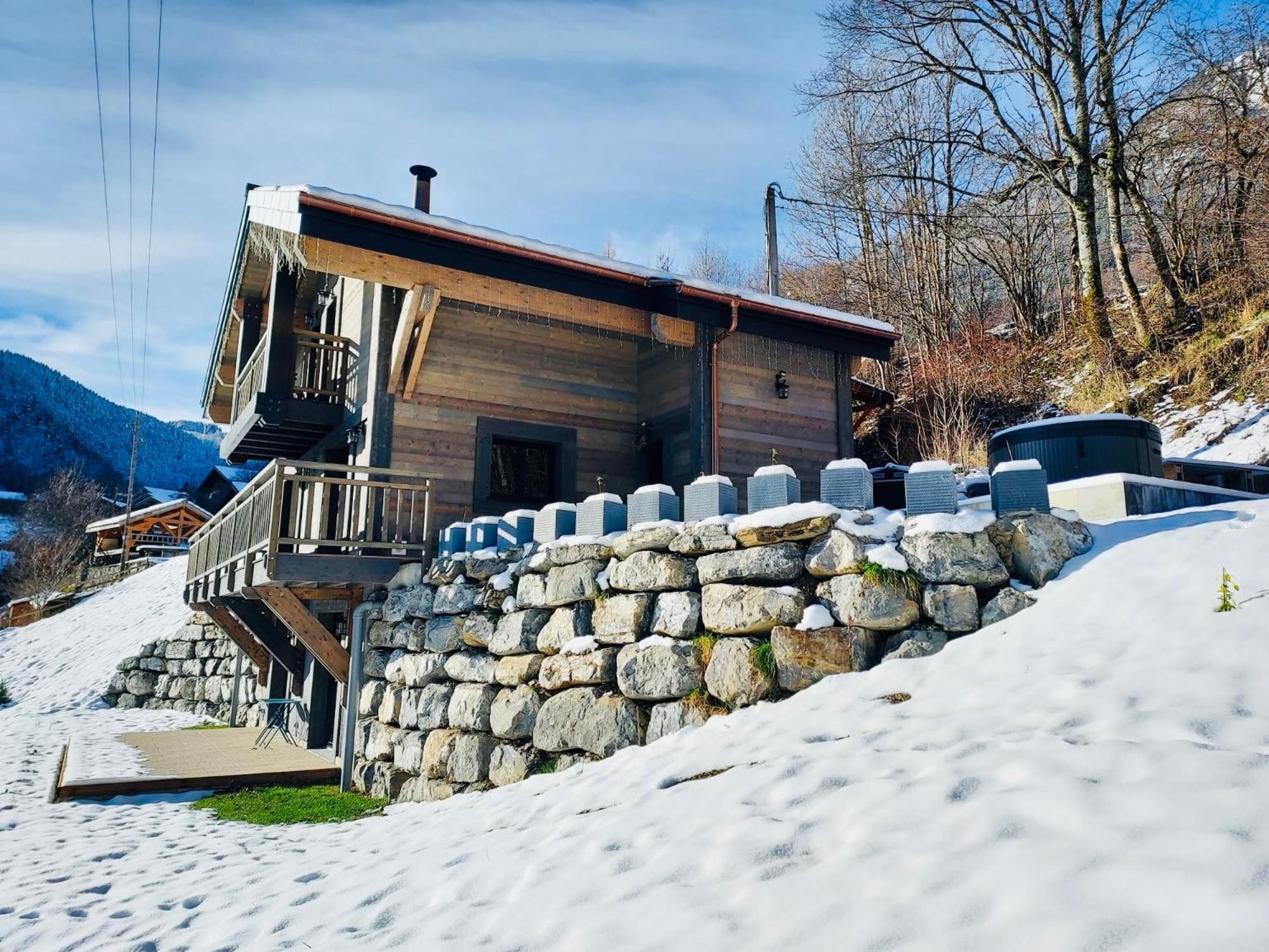 Chalet Du Bonheur Villa Bonnevaux  Esterno foto